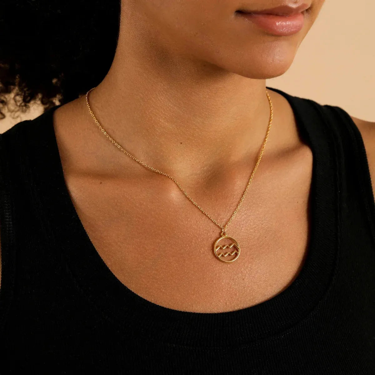 Women's Zodiac Sign Pendant Necklace