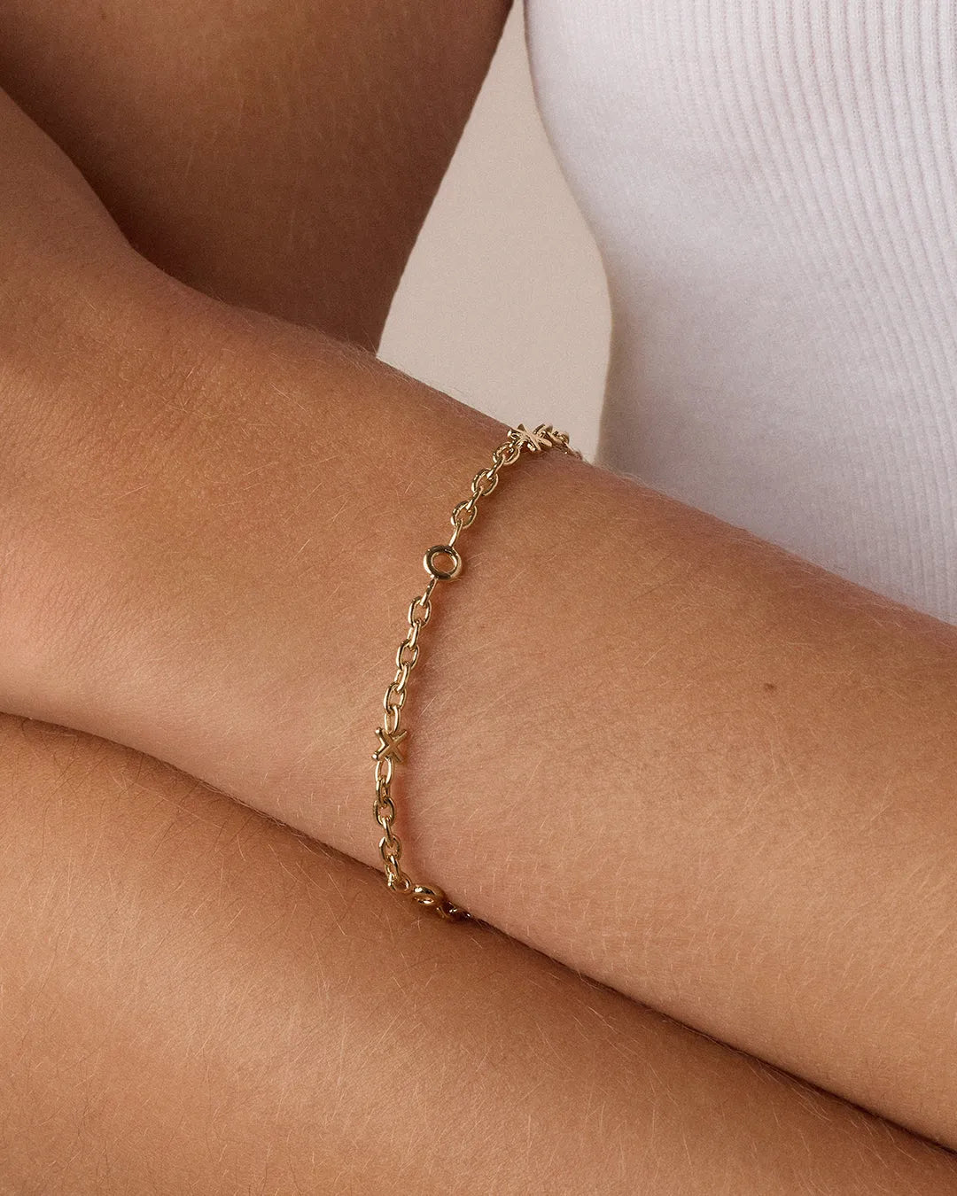 XOXO Bracelet in 18K Gold Plated