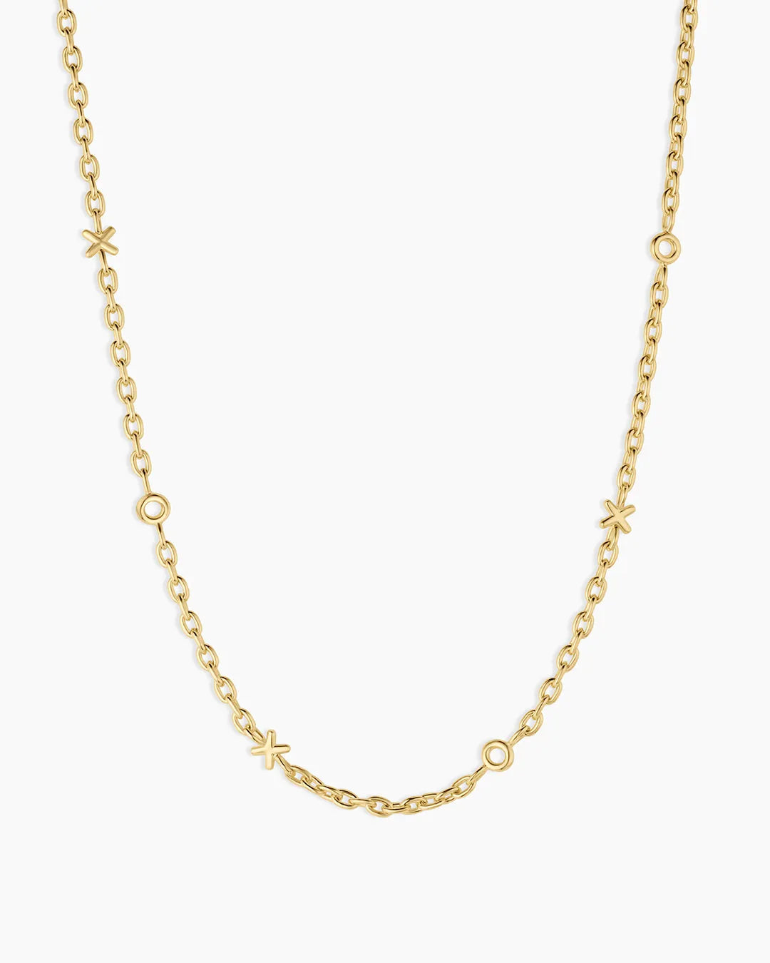 XOXO Necklace in 18K Gold Plated
