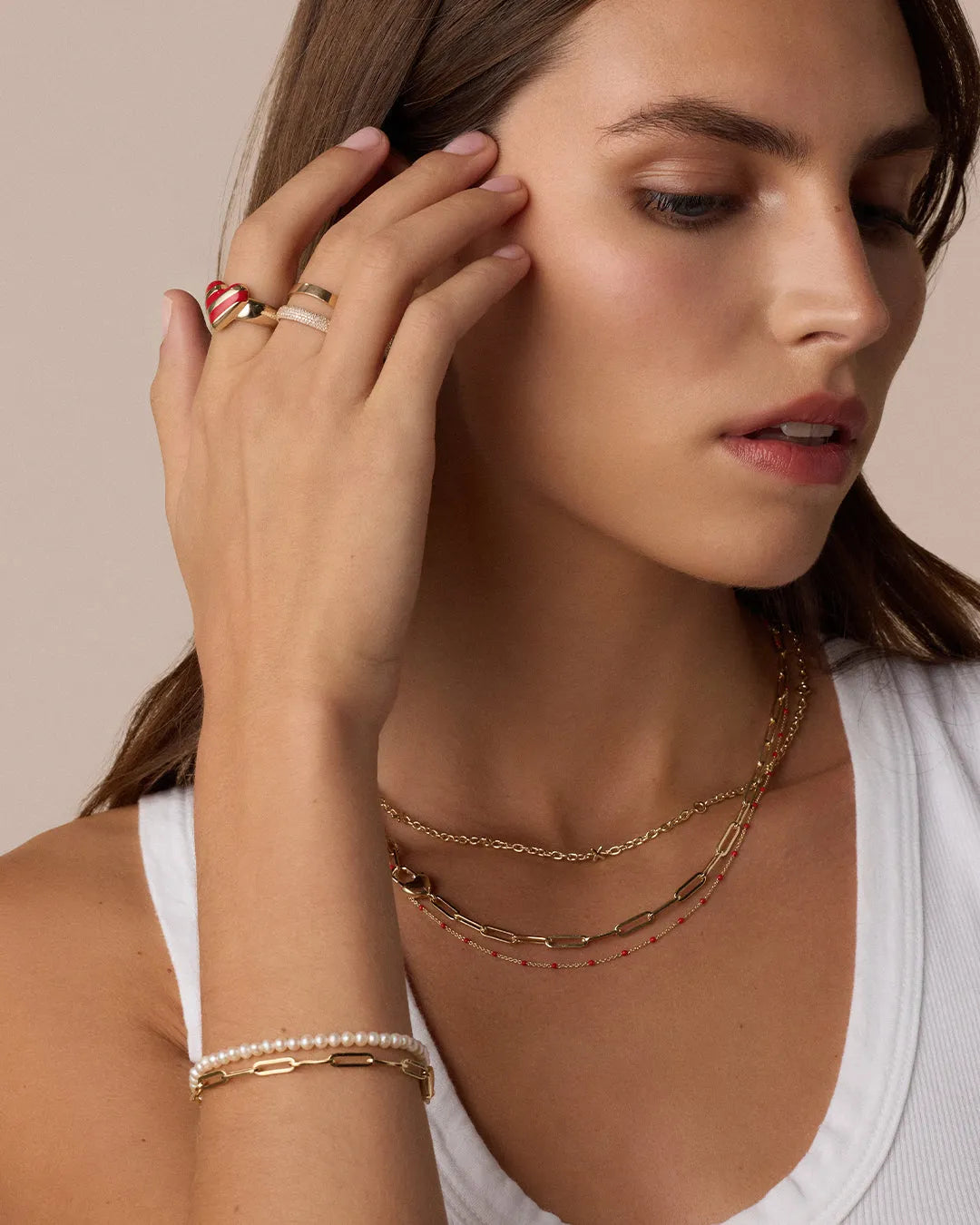 XOXO Necklace in 18K Gold Plated