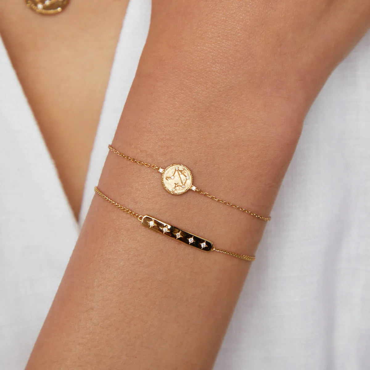 Zodiac Bracelet in Gold