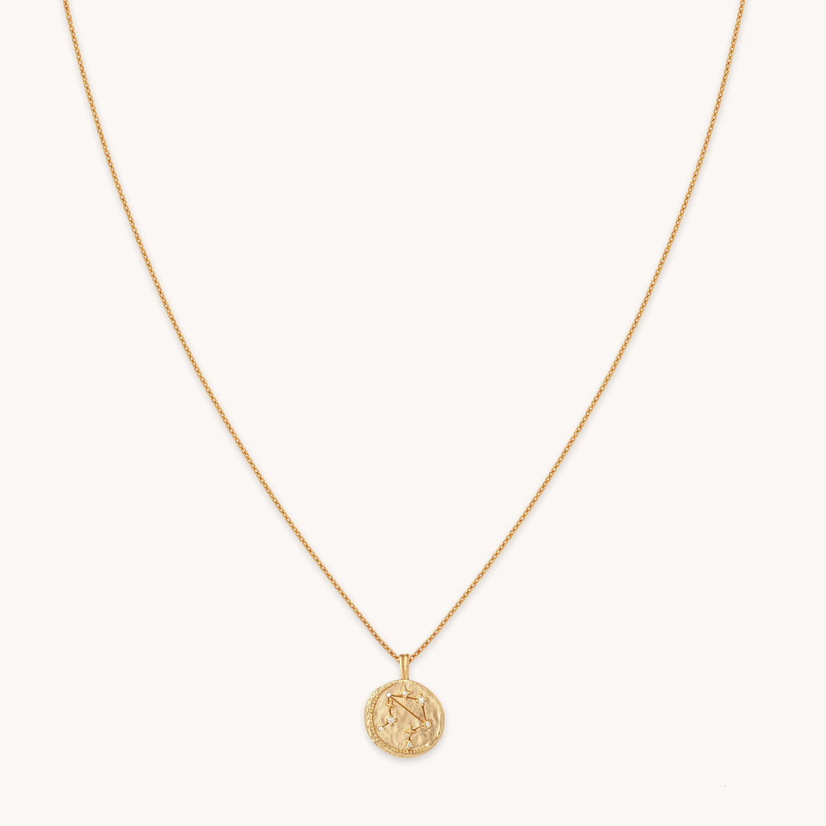 Zodiac Pendant Necklace in Gold