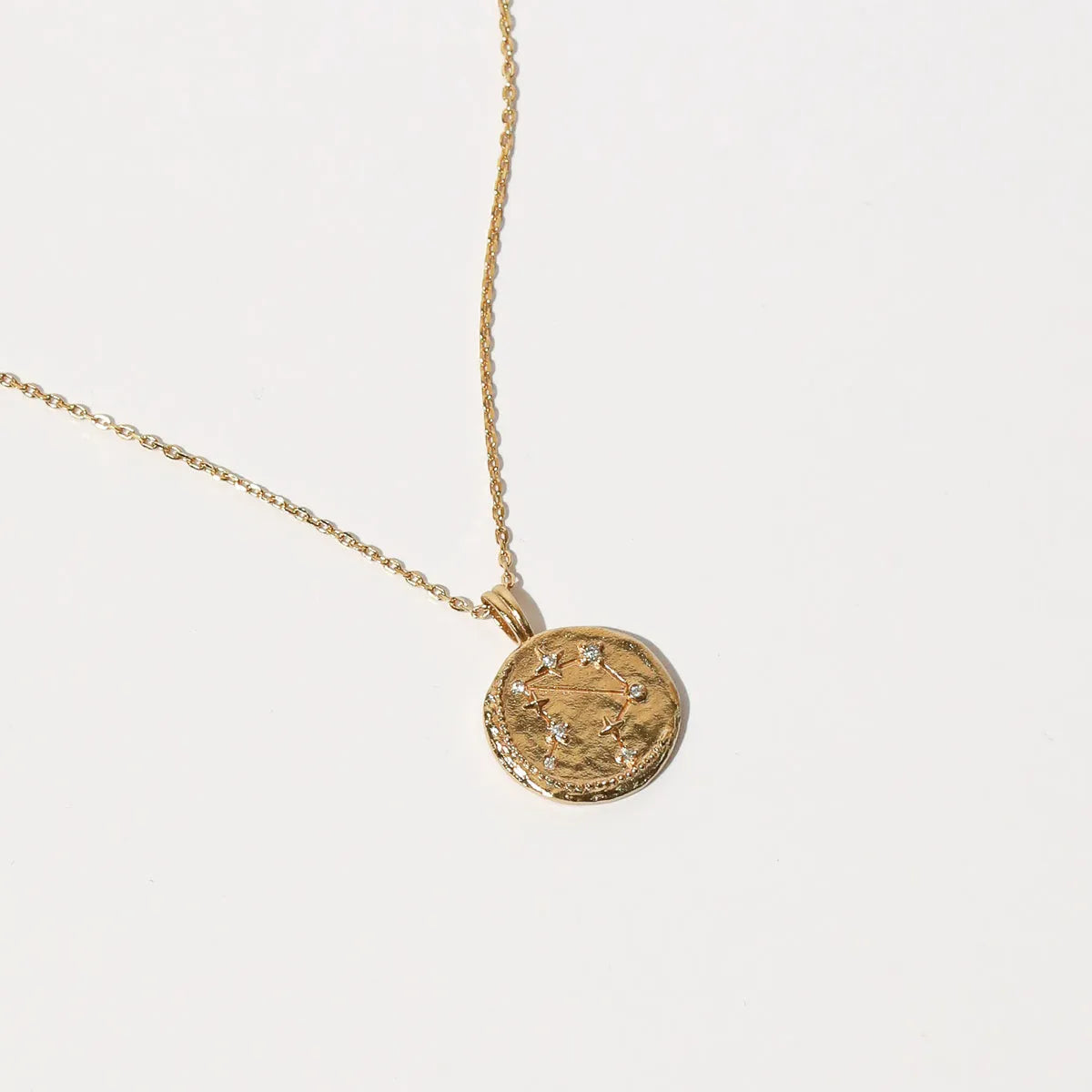 Zodiac Pendant Necklace in Gold